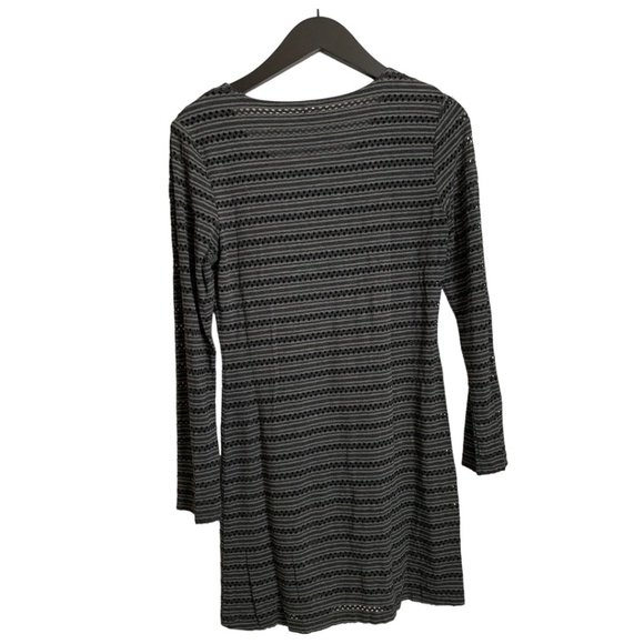 Only Hearts NYC Helena Stuart Dress Size Small Black Gray Dress - Picture 3 of 6